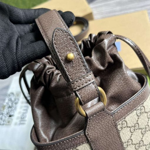 Gucci Ophidia GG Bucket Bag Brown - Image 7