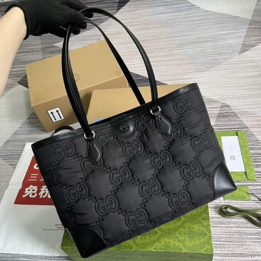 Gucci Ophidia GG Medium Tote Black - Image 4