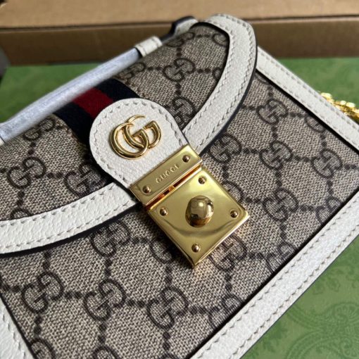 Gucci Ophidia GG Mini Shoulder Bag White - Image 5