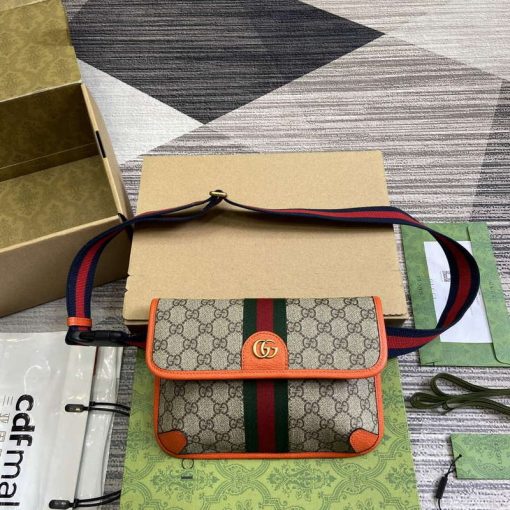 Gucci Ophidia GG Small Belt Bag Orange