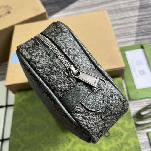 Gucci Ophidia GG Toiletry Case Bag Grey - Image 3