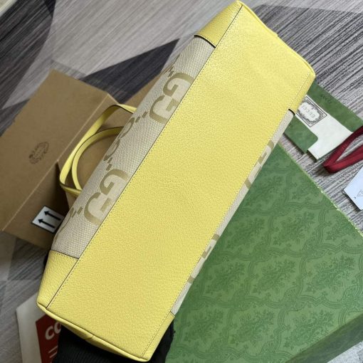 Gucci Ophidia Jumbo GG Medium Tote Banana - Image 7