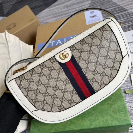 Gucci Ophidia Large Shoulder Bag White - Image 4