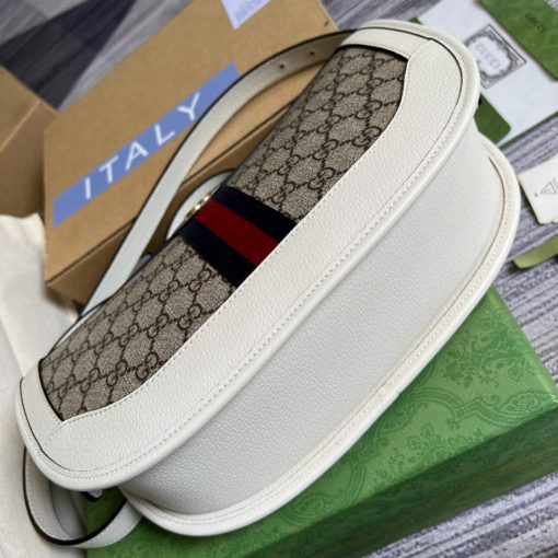 Gucci Ophidia Large Shoulder Bag White - Image 7