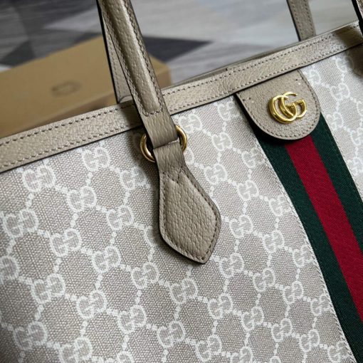 Gucci Ophidia Medium GG Tote Beige - Image 6