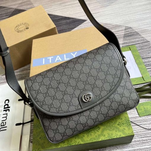 Gucci Ophidia Messenger Bag Grey - Image 4