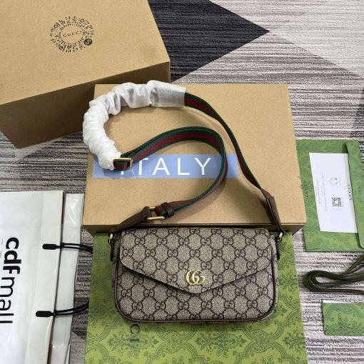 Gucci Ophidia Mini Bag Brown