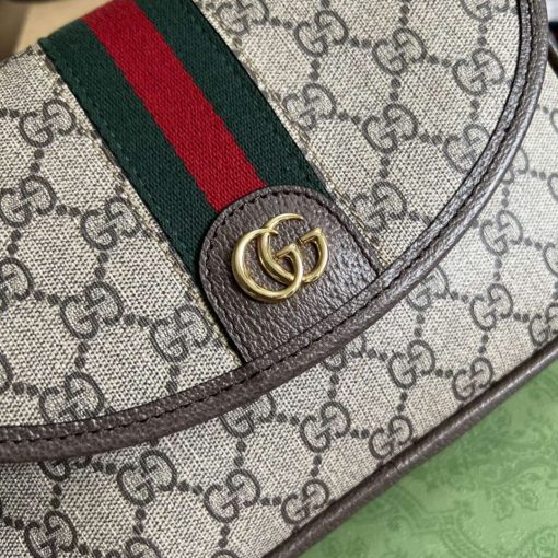 Gucci Ophidia Mini GG Shoulder Bag Brown - Image 5