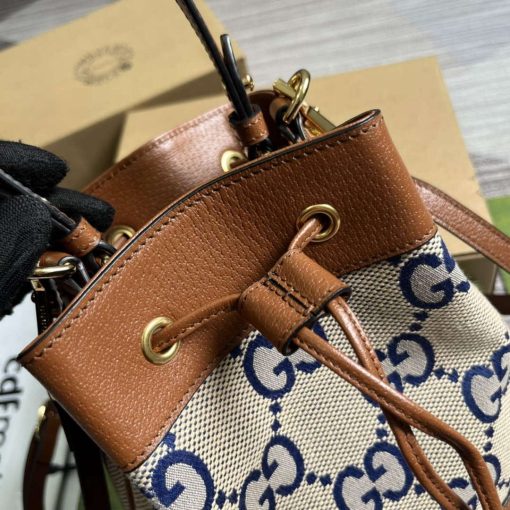 Gucci Ophidia Small GG Bucket Bag Brown - Image 6