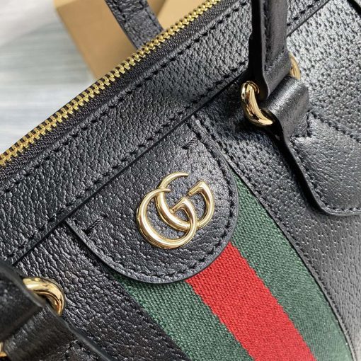 Gucci Ophidia Small GG Tote Bag Black Leather - Image 4