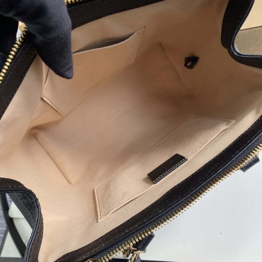 Gucci Ophidia Small GG Tote Bag Black Leather - Image 8