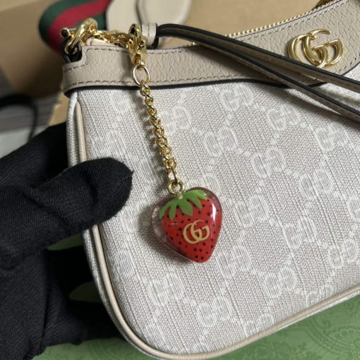 Gucci Ophidia Small Handbag Oatmeal - Image 6