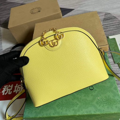 Gucci Ophidia Small Shoulder Bag With Double G Yellow - Image 4