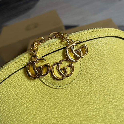 Gucci Ophidia Small Shoulder Bag With Double G Yellow - Image 5