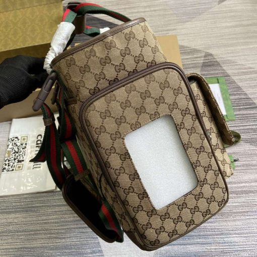 Gucci Original GG Diaper Bag Brown - Image 3