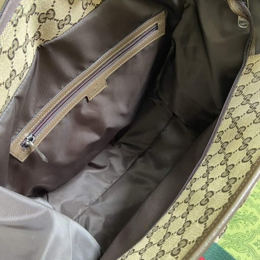 Gucci Original GG Diaper Bag Brown - Image 9