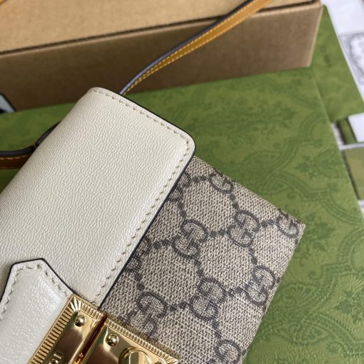 Gucci Padlock Mini Bag Ivory And Burnt Orange - Image 8