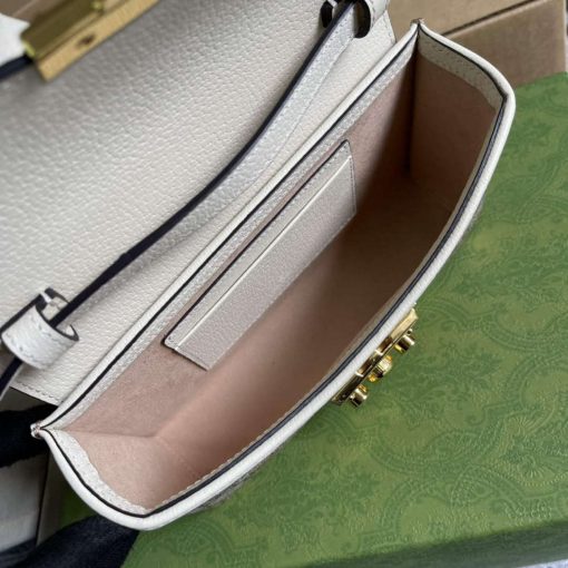 Gucci Padlock Mini Bag White Leather - Image 9