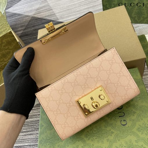 Gucci Padlock Small Shoulder Bag Pink - Image 8