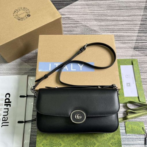 Gucci Petite GG Small Shoulder Bag Black