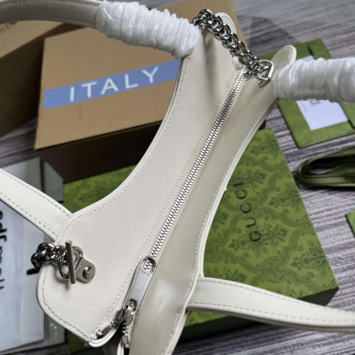 Gucci Petite GG Small Tote Bag White - Image 6