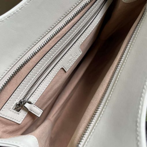 Gucci Petite GG Small Tote Bag White - Image 8