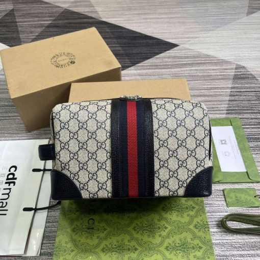 Gucci Savoy Toiletry Case Blue