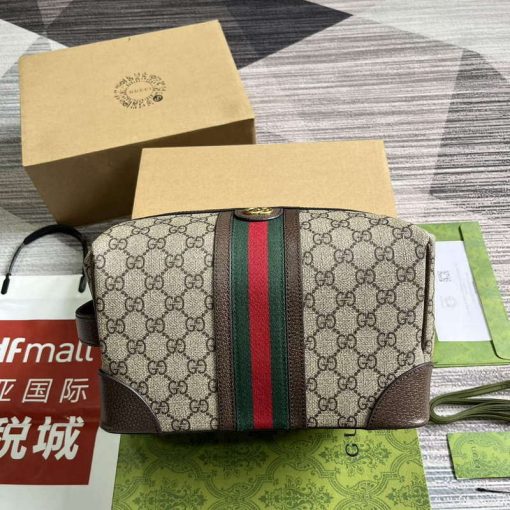 Gucci Savoy Toiletry Case Brown