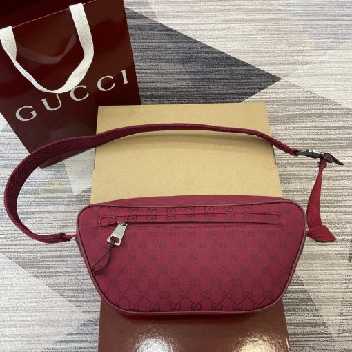 Gucci Small GG Crossbody Bag Red - Image 2