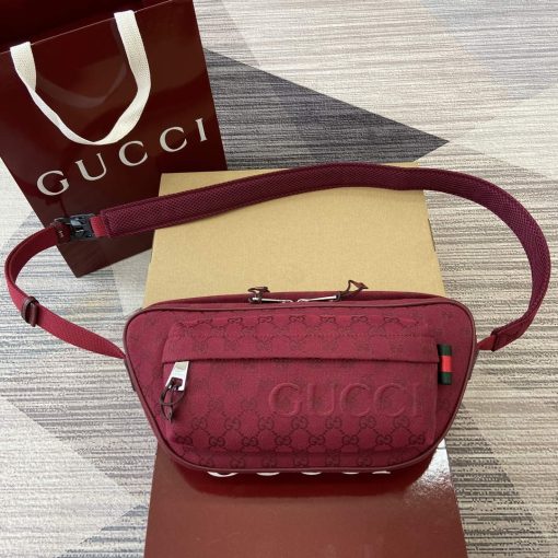 Gucci Small GG Crossbody Bag Red