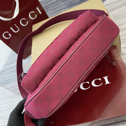 Gucci Small GG Crossbody Bag Red - Image 7