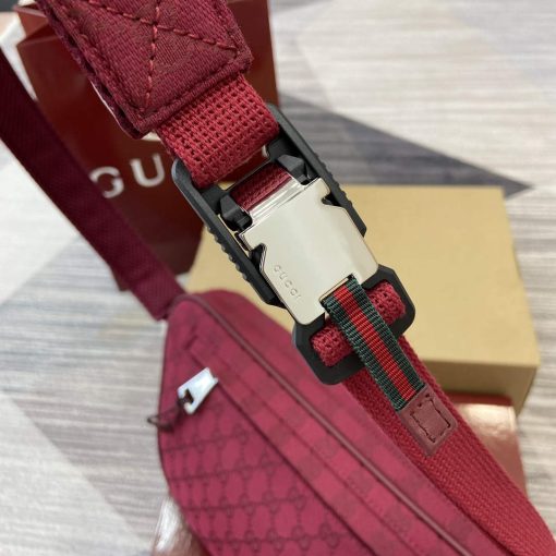 Gucci Small GG Crossbody Bag Red - Image 8