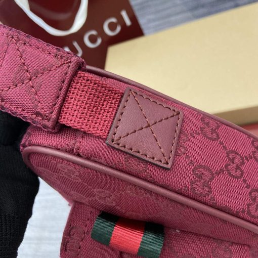 Gucci Small GG Crossbody Bag Red - Image 10