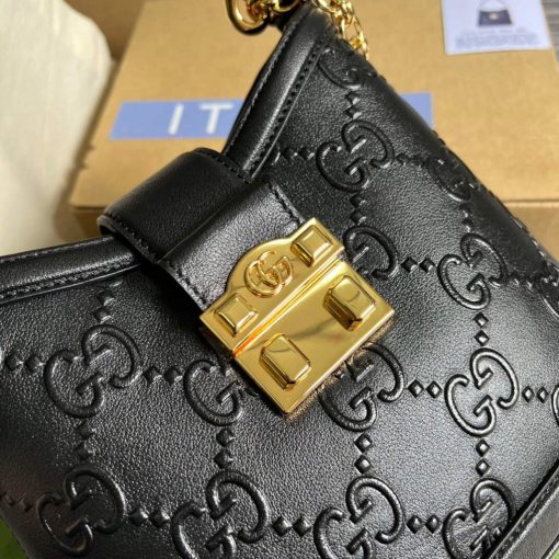 Gucci Small GG Shoulder Bag Black - Image 5