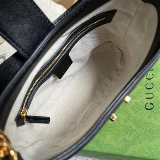 Gucci Small GG Shoulder Bag Black - Image 8