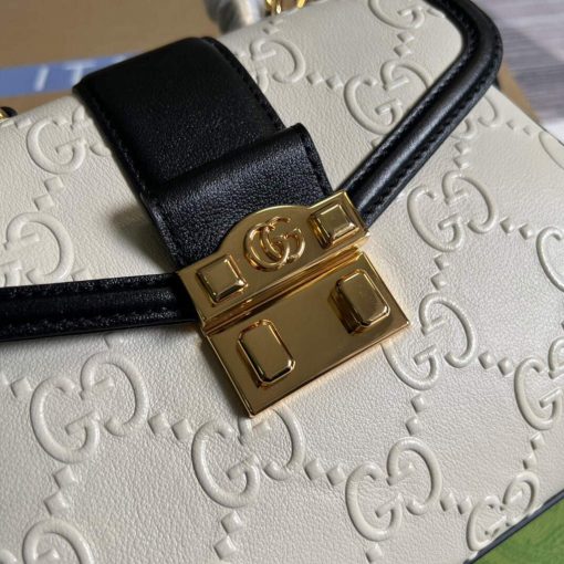 Gucci Small GG Top Handle Bag White - Image 5