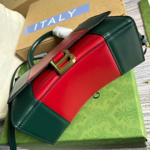 Gucci The Hacker Project Small Hourglass Bag Green Red - Image 5