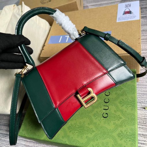 Gucci The Hacker Project Small Hourglass Bag Green Red