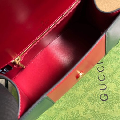 Gucci The Hacker Project Small Hourglass Bag Green Red - Image 8