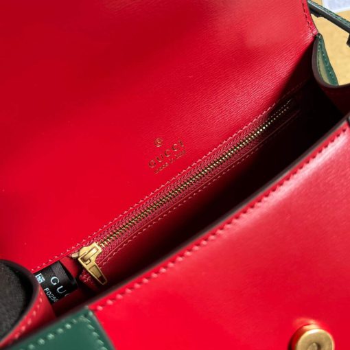 Gucci The Hacker Project Small Hourglass Bag Green Red - Image 9