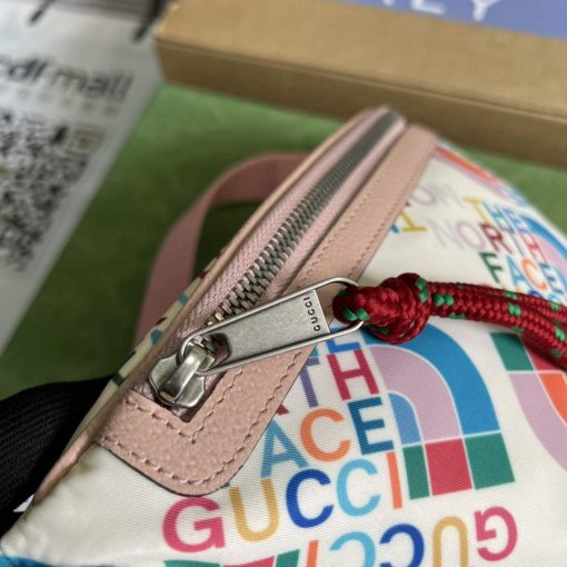 Gucci The North Face x Gucci Belt Bag Pink - Image 7