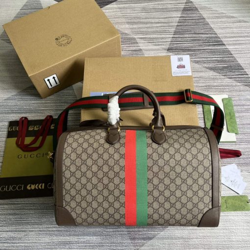 Gucci Tiger GG Large Duffle Bag Brown - Image 2