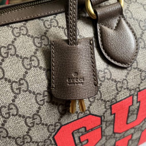 Gucci Tiger GG Large Duffle Bag Brown - Image 7