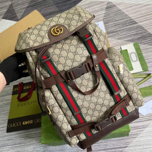 Gucci Webbing GG Skateboard Backpack - Image 4