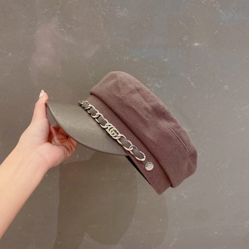 Gucci 2021 Fall Duck Tongue Military Cap - Image 5