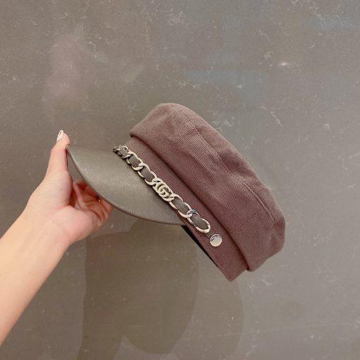 Gucci 2021 Fall Duck Tongue Military Cap - Image 6