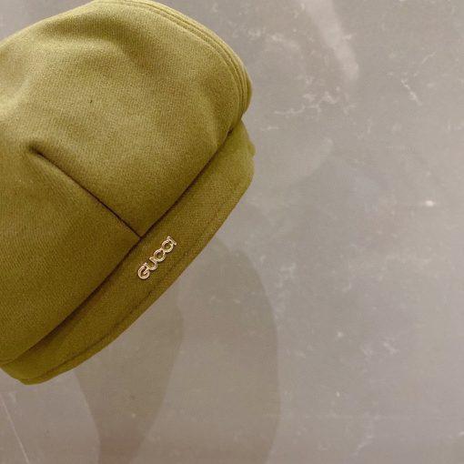 Gucci 2022 Fall And Winter Octagonal Cap - Image 5