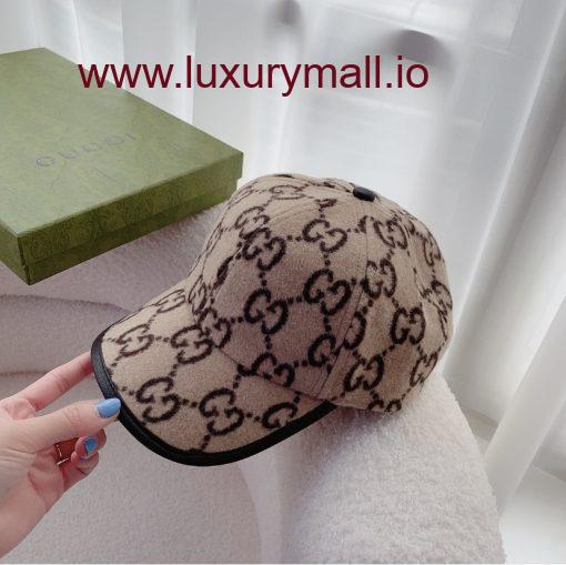 Gucci 22 Years Tweed Duck Tongue Hat - Image 2