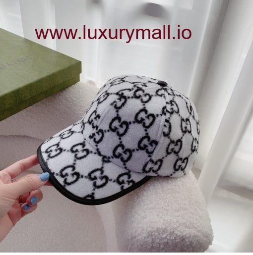 Gucci 22 Years Tweed Duck Tongue Hat - Image 2