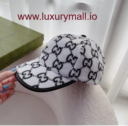 Gucci 22 Years Tweed Duck Tongue Hat - Image 3